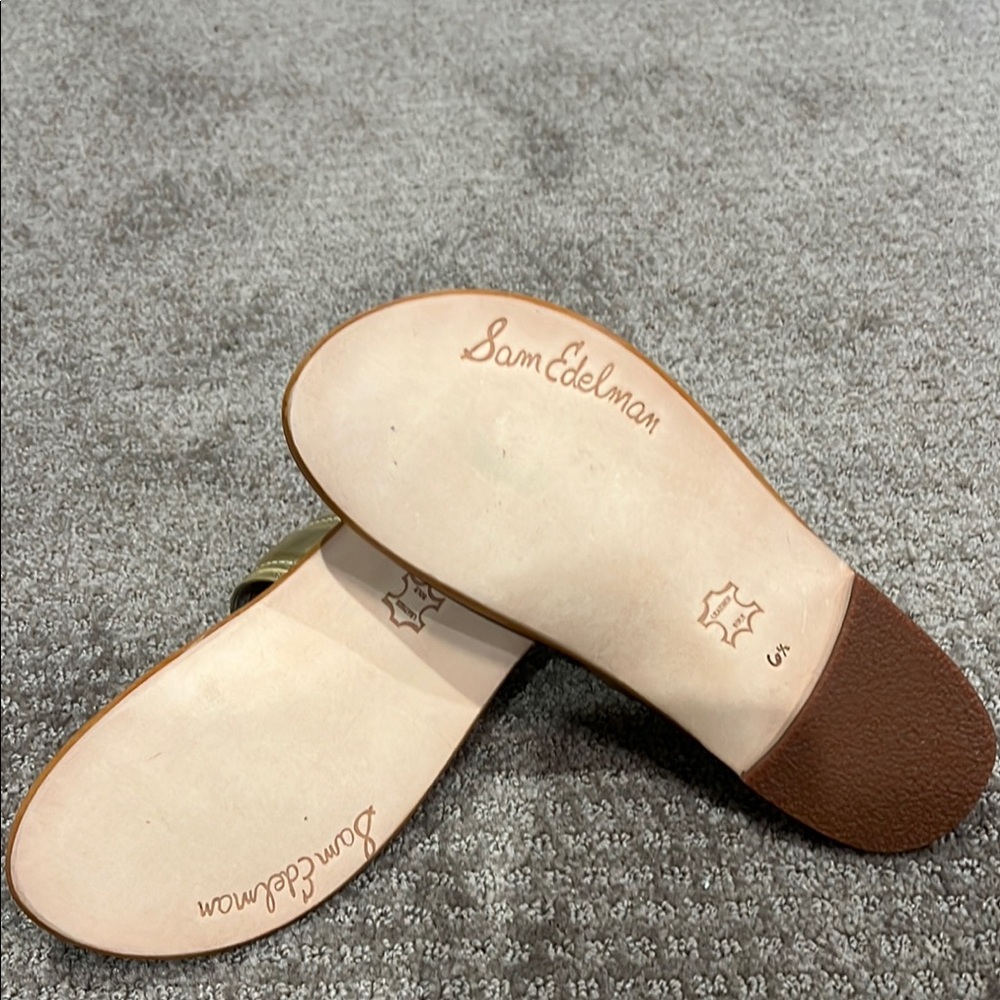 Sam Edelman Gold Women's Sandals - Picture 6 of 8